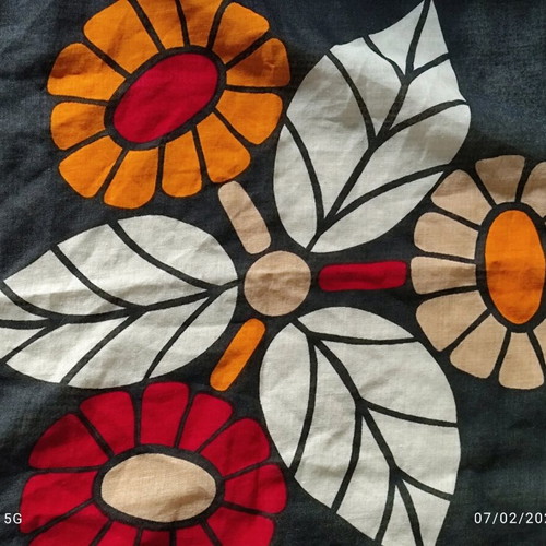 Lanvin silk cotton scarf multicolor like new
