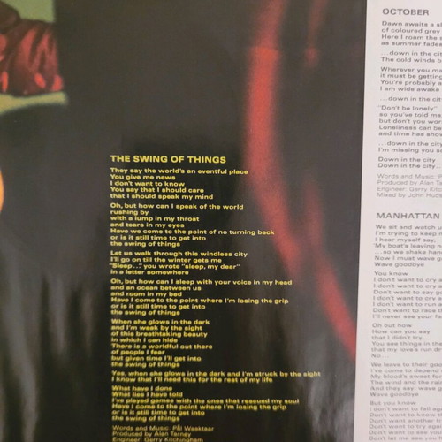A-ha Scoundrel Days vinyl used