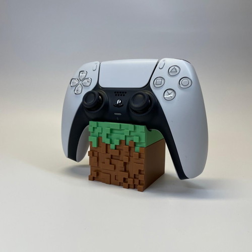 Minecraft Grass Block PS5 Controller Stand made to order