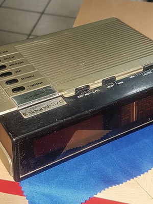 Retro Sound-370 radio alarm clock from 1981, used, German