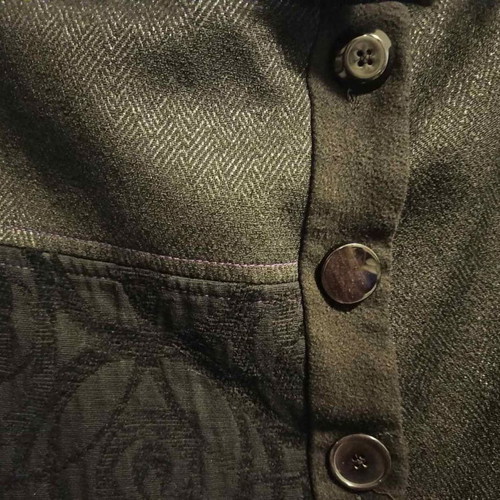 Coat new with patterns, black and gray, one size