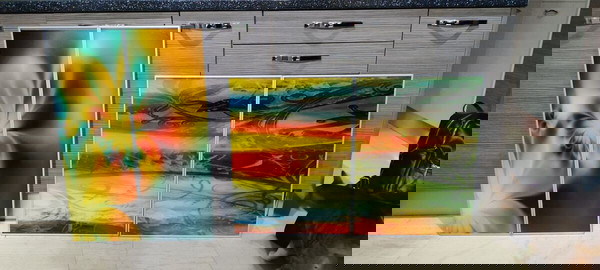 4 Πορτακια αλουμινίου με τζάμι