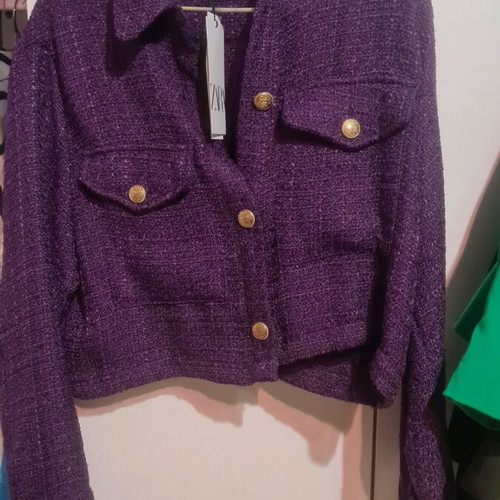 Zara jacket new, size XS, purple