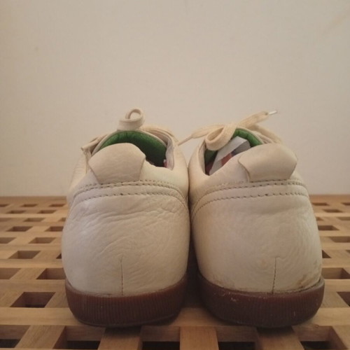 Evisu leather sneakers used, off white, size 41/42