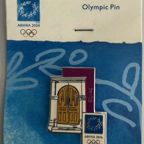 Olympic Pin Traditional Sifnos Door Athens 2004 new