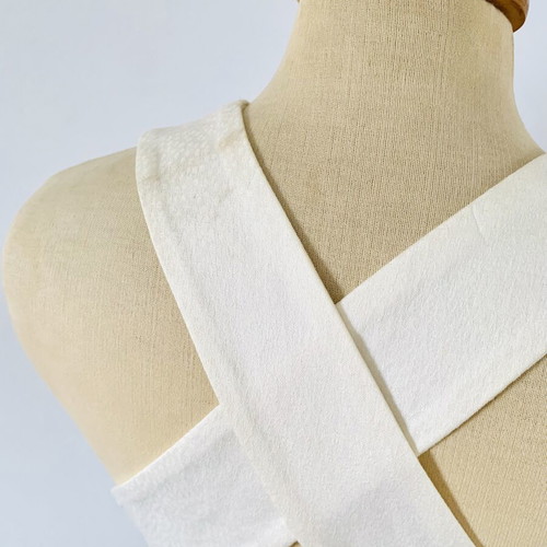 Backless top Stelios Koudounaris new, white, size S