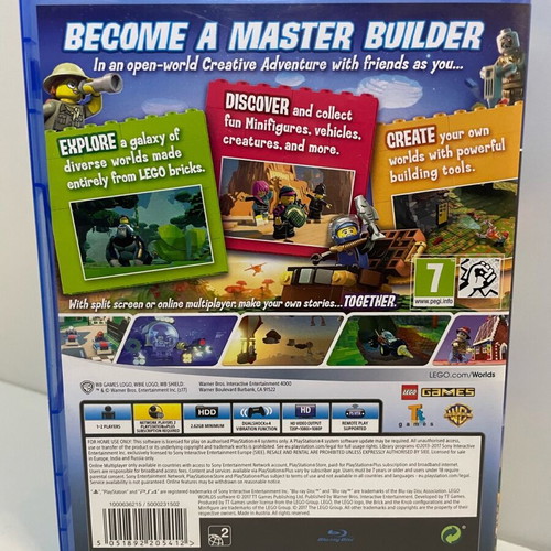 LEGO Worlds game for PlayStation 4 used