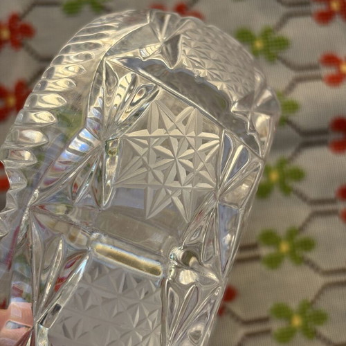 Vintage crystal ashtrays like new, set of 2