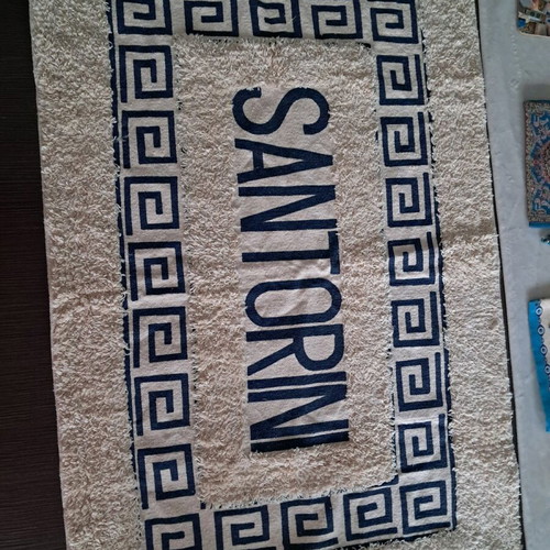 Santorini souvenir set new with cups wallets ashtrays magnets and rug