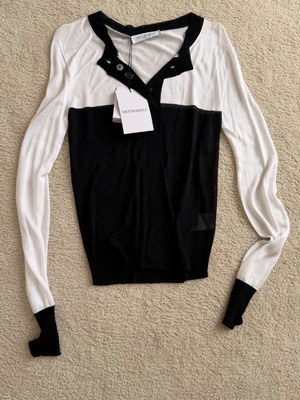 Viktor& Rolf cardigan new, size S, viscose, black and white