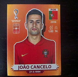 Κάρτα του Joao cancelo του world cup 2022