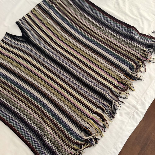 Missoni Poncho new, colorful design