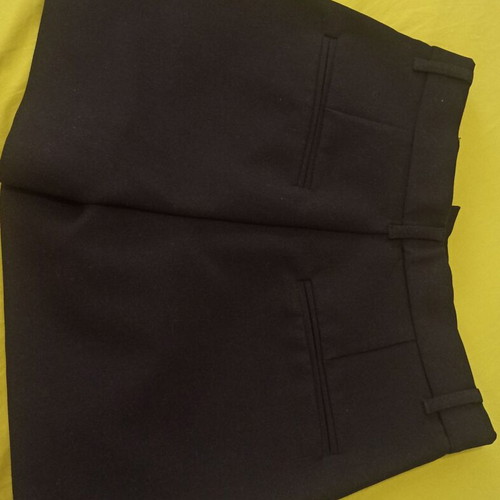 Zara black fabric shorts skirt new, size S