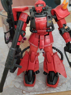 Gundam RG Johnny Riddens Zaku figure like new