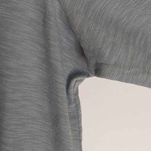 S.Oliver cotton women's blouse, XXL, grey turquoise