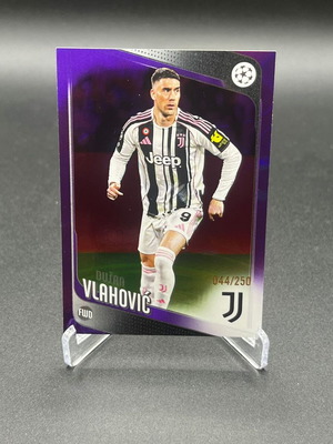 Topps UCC 2025-26 Dusan Vlahovic Juventus Purple καινούργιο