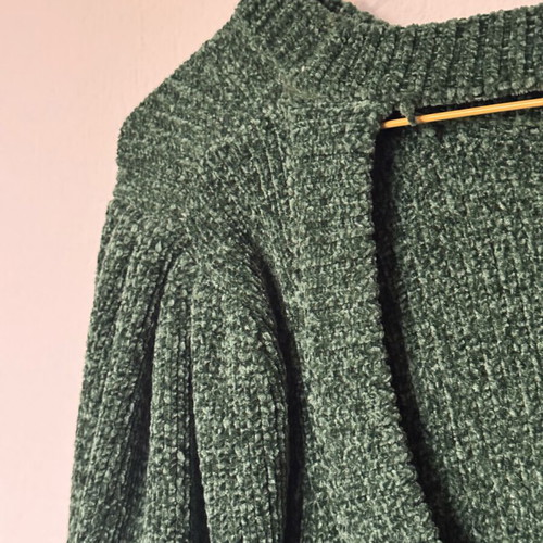 Funky Buddha soft green knitted dress like new