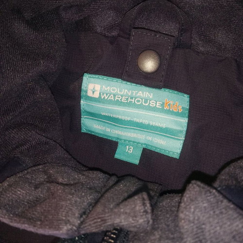 Children's jacket like new, blue, size M for 13 years old