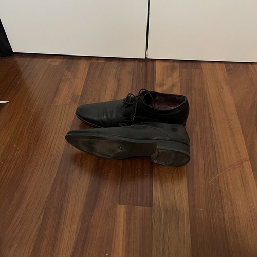 Damiani men's formal shoes size 44 black like new