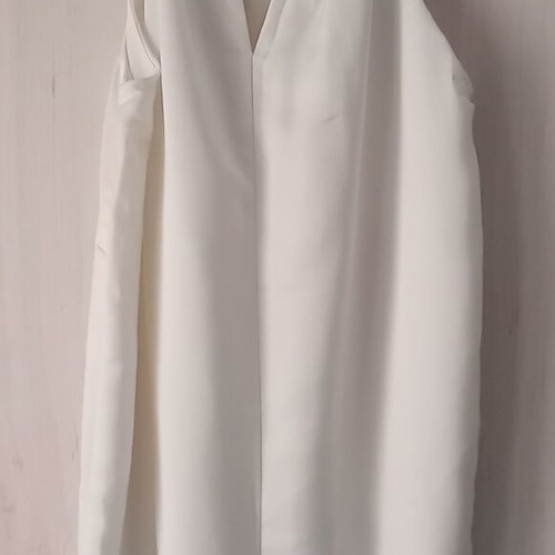White women's summer dress Mango M used
