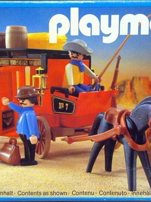 Playmobil 3245 Red Western Stagecoach used without box