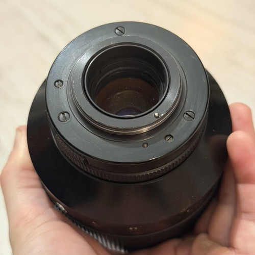 Carl Zeiss Jena DDR Sonnar 200mm f/2.8 MC lens used with Praktica B mount and original case
