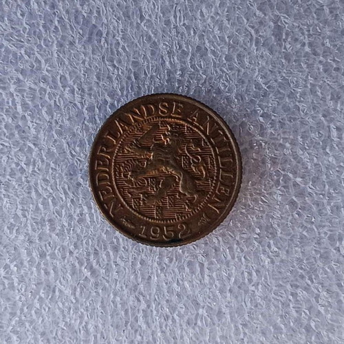 Netherlands Antilles 1 Cent Coin 1952 used