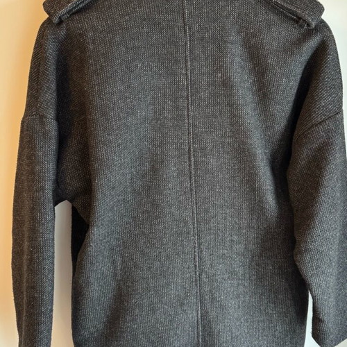 Jennyfer coat size S gray like new straight cut