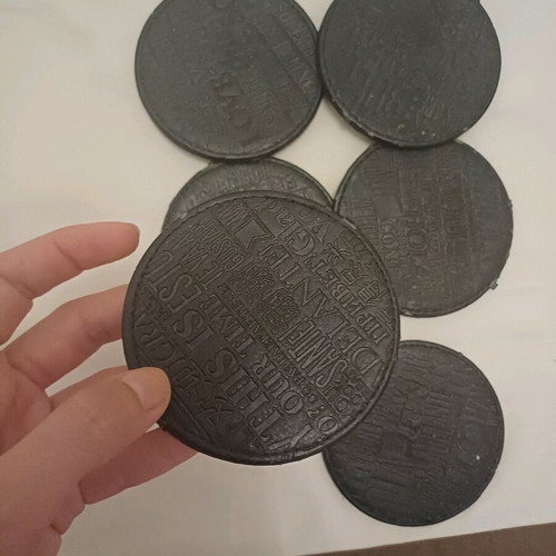 Coasters for glasses used