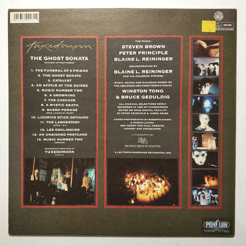 Tuxedomoon The Ghost Sonata vinyl LP album 1991