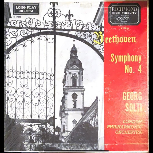 Beethoven Symphony No. 4 vinyl used, classical music