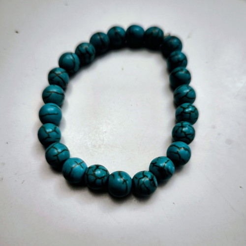 Turquoise bracelet with haolite stone, new