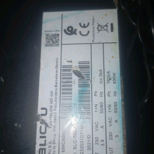 Salicru SLC-700 TWIN PRO2 Online UPS 700VA / 630W like new