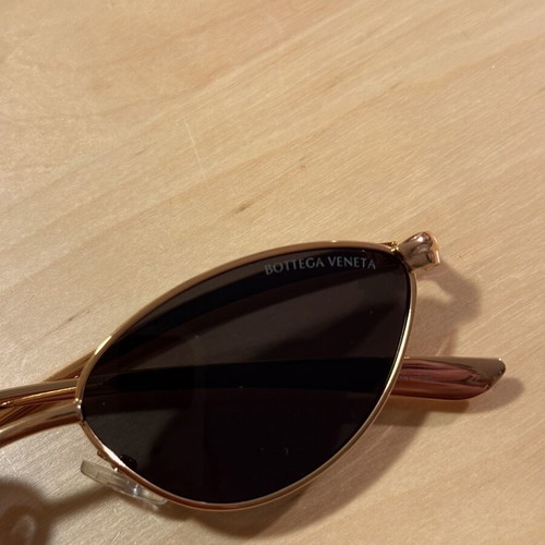Bottega Veneta sunglasses with gold detail