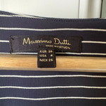 Massimo Dutti navy blue striped shirt, size S