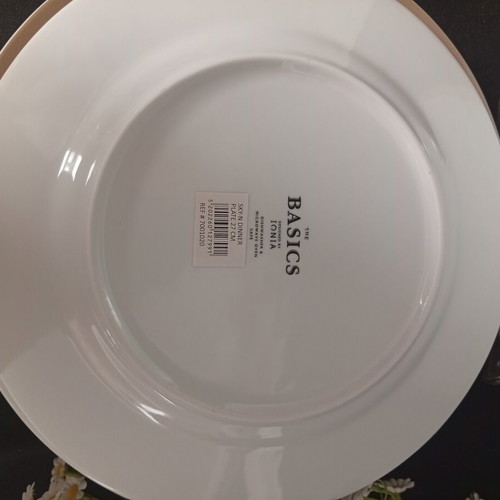 IONIA The Basic "Sky" set of 6 shallow plates 27 cm