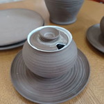 Tea set used with gift glasses