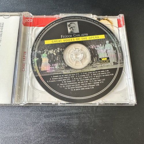 Feodor Chaliapin Great Voices of the Opera 2 CD Box