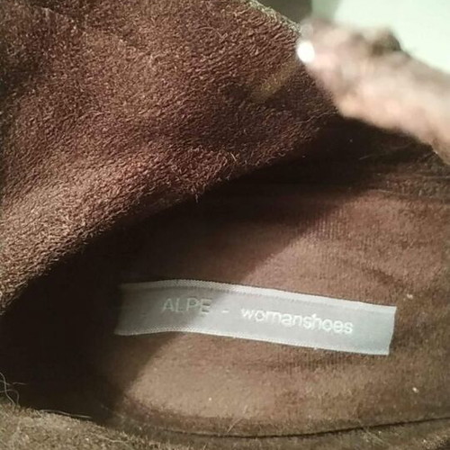 Alpe boots brown suede new, size 40