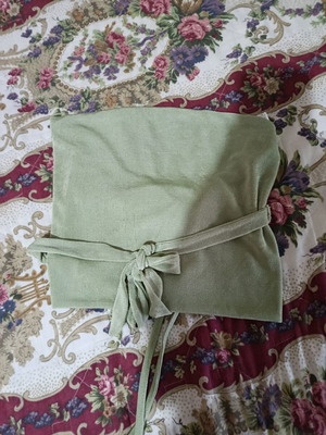 Strapless crop top Shein like new, green, size S