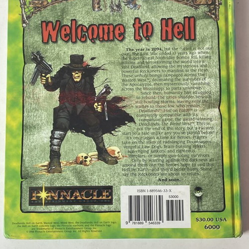 RPG Book Deadlands Hell on Earth The Wasted West hardcover