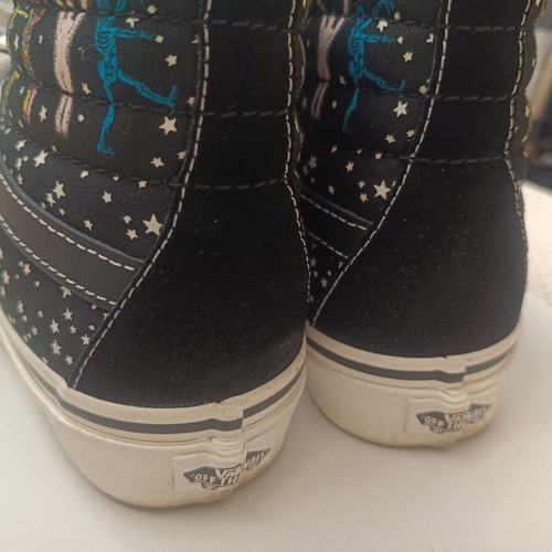Vans ankle boots like new, size 38, black and white