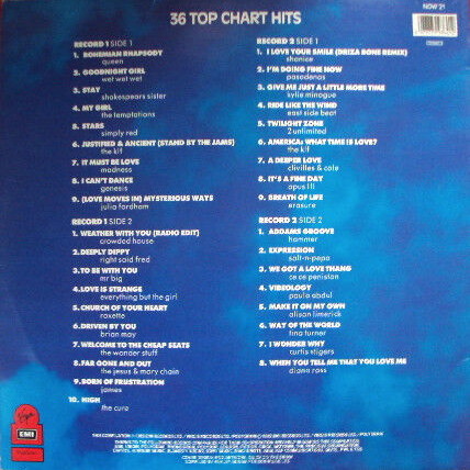 Now That's What I Call Music! 21 vinyl record used, electronic