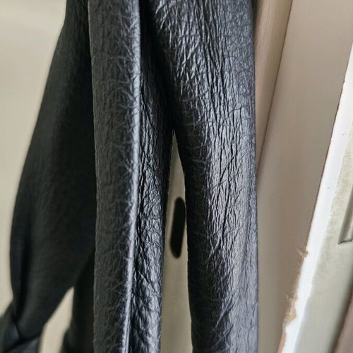 Leather shoulder bag used, very soft black leather