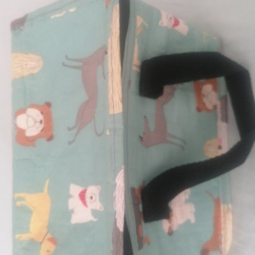Rex London insulated bag with dog pattern