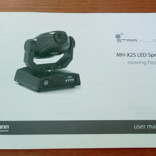 Stairville MH-X25 LED Spot Moving Head αμεταχείριστο, 25W, DMX 6/12ch