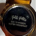  Παλιό γνήσιο Folli Follie  επιχρυσωμενο 23Κ ρολόι για επισκευή