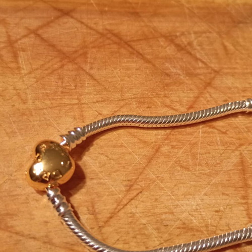 Pandora Snake Bracelet 20 cm like new, gold and silver