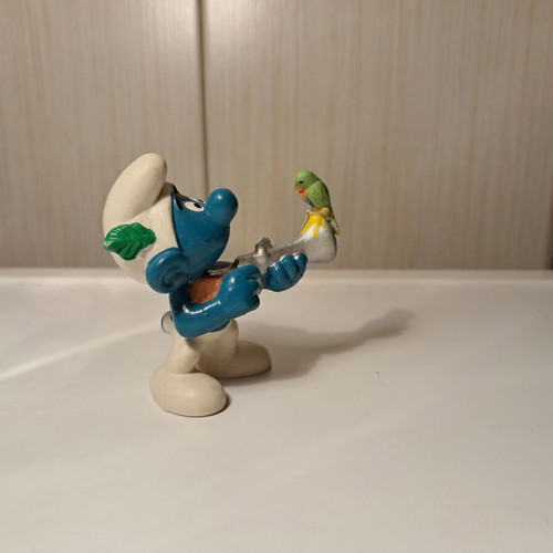 Smurf Schleich miniature Hunter Smurf 1978 like new
