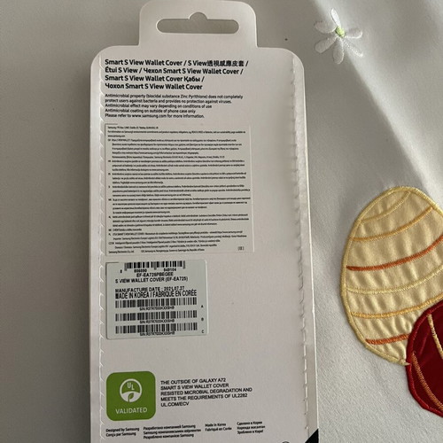 Samsung A72 Smart S View Wallet Cover like new